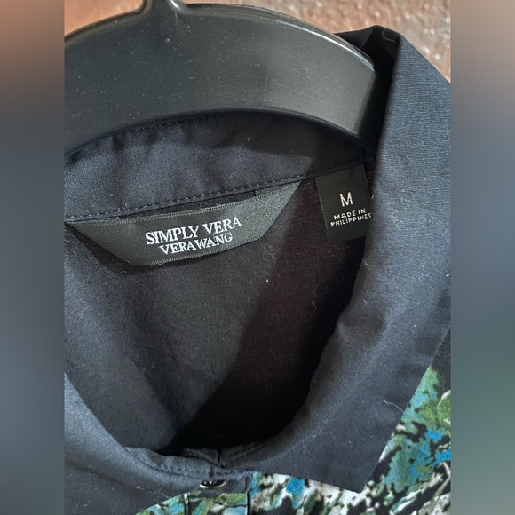 Vera Wang multi color floral print dress - Picture 4 of 4